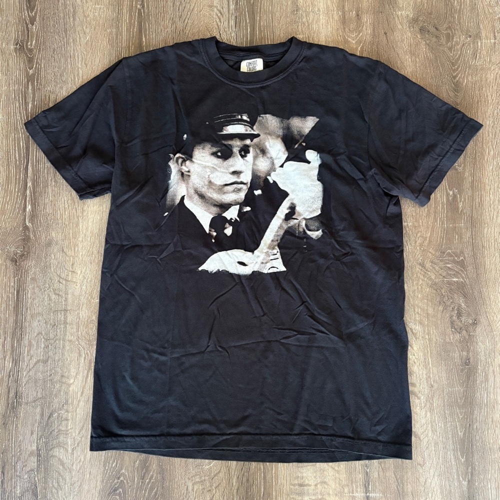 Heath Ledger Joker Dark Night RARE Batman Tee in Cop Uniform